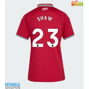 Billiga Manchester United Luke Shaw #23 Hemmatröja Dam 2026-27 Kortärmad